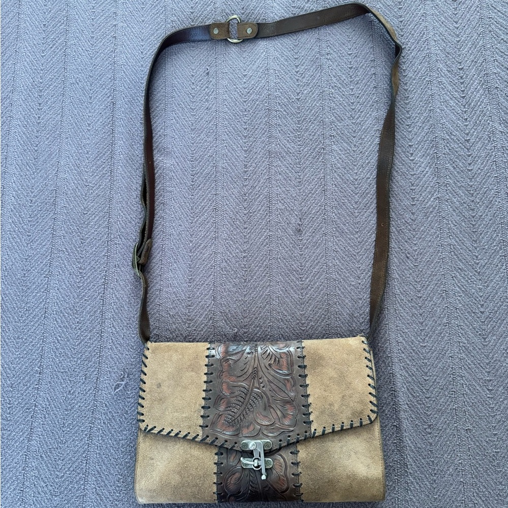 Juan Antonio authentic leather Crossbody Shoulder Bag